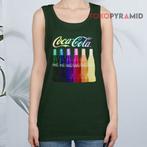 Coca cola Rainbow Multi Bottles Tank Top Coca cola Rainbow Multi Bottles Tank Top