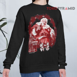 Coca cola Santa Christmas Vintage Black Sweatshirt