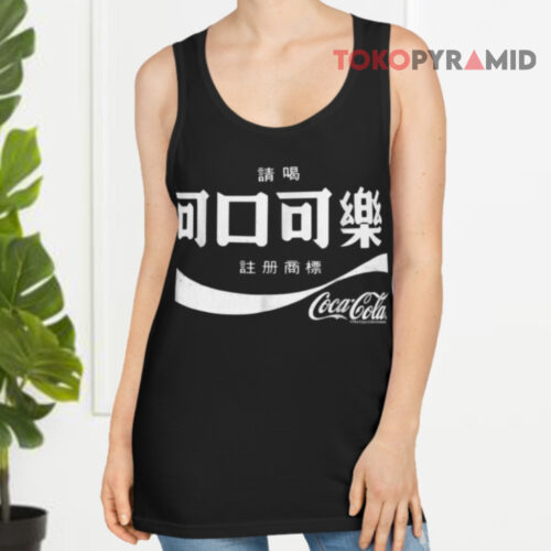 Coca cola Taiwanese Logo Tank Top Coca cola Taiwanese Logo Tank Top