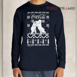 Coca-Cola Ugly Polar Bear Hug Sweatshirt 4 Coca cola Ugly Polar Bear Hug Long sleeved
