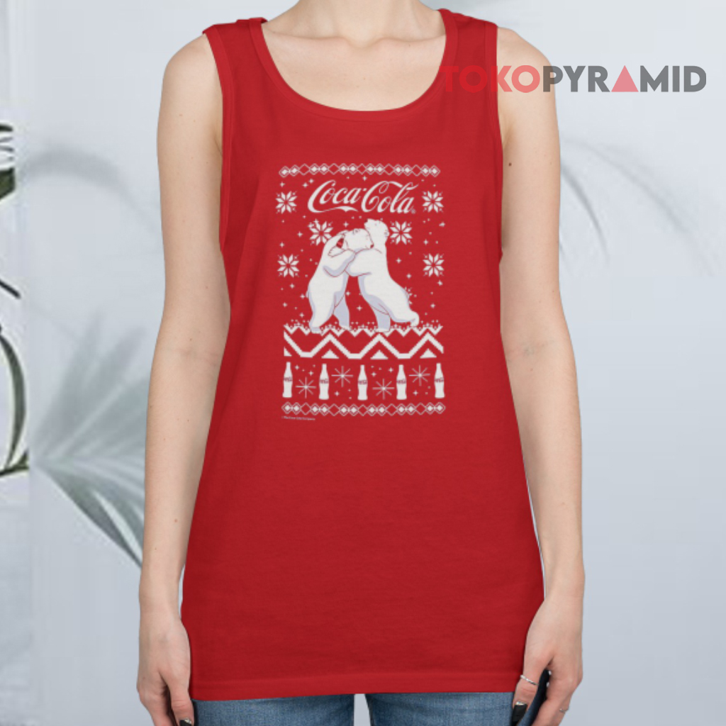 Coca cola Ugly Polar Bear Hug Tank Top Coca cola Ugly Polar Bear Hug Tank Top