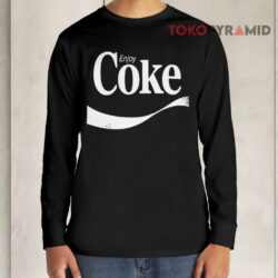 Coca-Cola Vintage Enjoy Coke Logo Shirt 3 Coca cola Vintage Enjoy Coke Logo Long sleeved