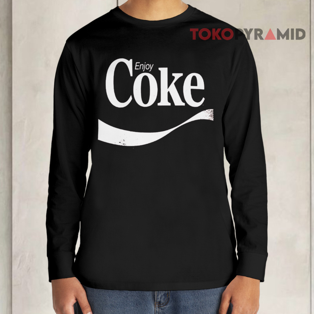 Coca cola Vintage Enjoy Coke Logo Long sleeved Coca cola Vintage Enjoy Coke Logo Long sleeved