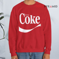 Coca-Cola Vintage Enjoy Coke Logo Shirt 2 Coca cola Vintage Enjoy Coke Logo Sweashirt