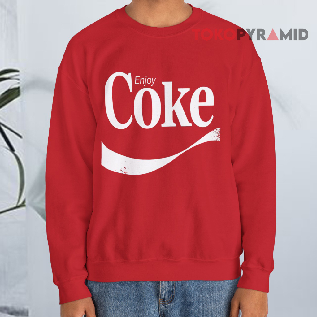 Coca cola Vintage Enjoy Coke Logo Sweashirt Coca cola Vintage Enjoy Coke Logo Sweashirt