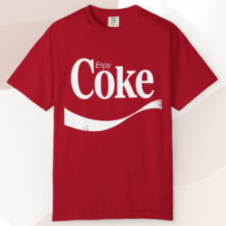 Coca cola Vintage Enjoy Coke Logo T shirt