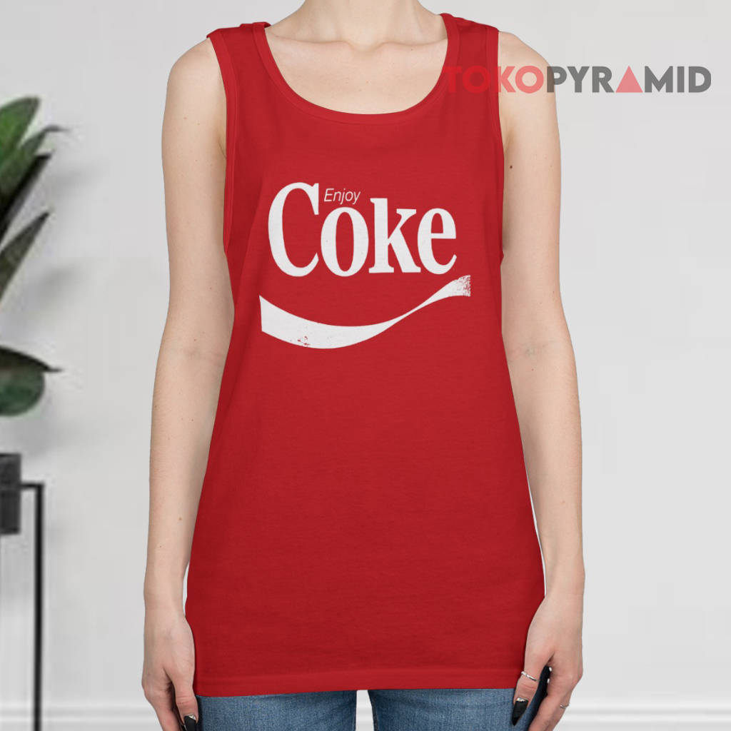 Coca cola Vintage Enjoy Coke Logo Tank Top Coca cola Vintage Enjoy Coke Logo Tank Top