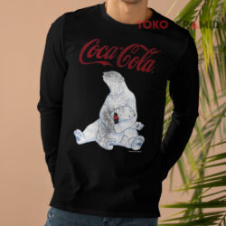 Coca-Cola Vintage Faded Pair Of Polar Bears Shirt 4 Coca cola Vintage Faded Pair Of Polar Bears Long sleeved