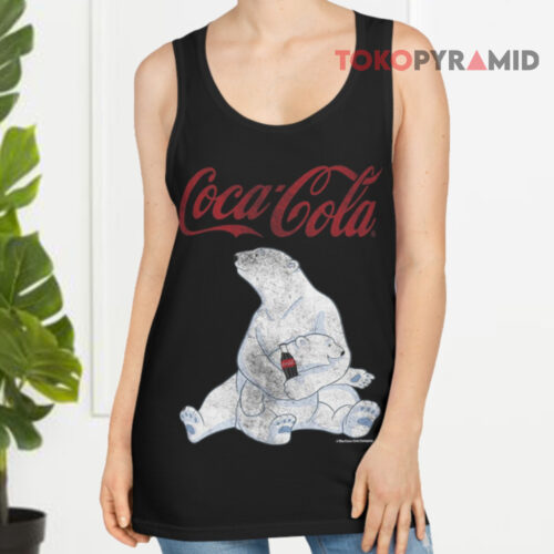 Coca cola Vintage Faded Pair Of Polar Bears Tank Top Coca cola Vintage Faded Pair Of Polar Bears Tank Top