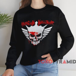 Cody Rhodes American Nightmare Bloody Shirt 3 Cody Rhodes American Nightmare Bloody Shirt Black Sweatshirt