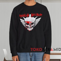 Cody Rhodes American Nightmare Bloody Shirt 4 Cody Rhodes American Nightmare Bloody Shirt Black Sweatshirt
