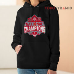 College Football Playoff 2025 National Champions Ohio State Champion Logo Hoodie