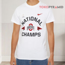 College Football Playoff 2025 National Champions Ohio State White T shirt