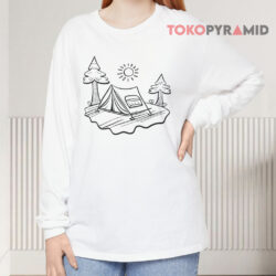 Coloring For A Camp Shirt 4 Coloring For A Camp Long sleeved