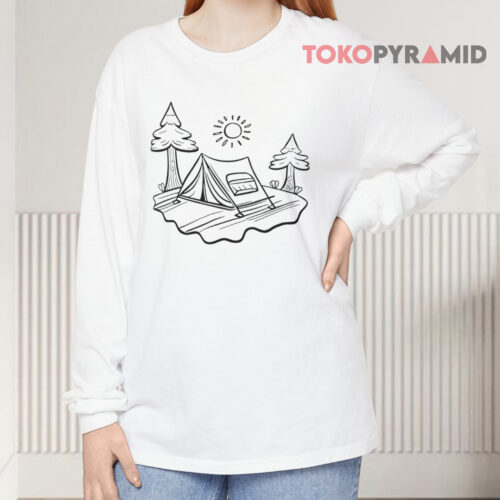 Coloring For A Camp Long sleeved Coloring For A Camp Long sleeved