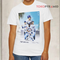 Congrats Los Angeles Dodgers Win 2025 Nlcs Mlb White T shirt