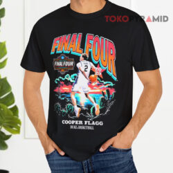 Cooper Flagg Duke Basketball Final Four Black T shirt