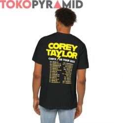 Corey Taylor King Zombie 2023 US Tour 2-Sided Rare Shirt 2 Corey Taylor King Zombie 2023 US Tour 2 Sided Rare