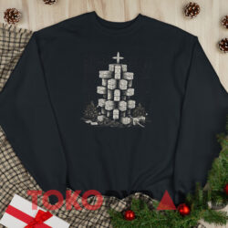 Crossword Puzzles Christmas Graphic T-Shirt 3 Crossword Puzzles Christmas Graphic T shirt Black Sweatshirt