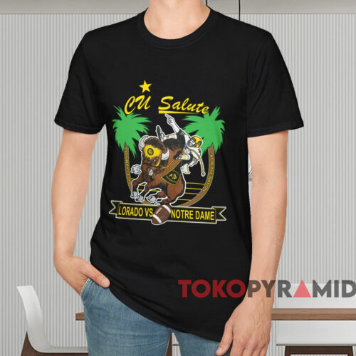 Cu Salute Lorado Vs Notre Dame Shirt Black T shirt Cu Salute Lorado Vs Notre Dame Shirt Black T shirt