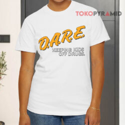 D a r e Keeping Kids Off Drugs White T shirt