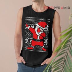 Dabbin' Santa Ugly Christmas Tank Top