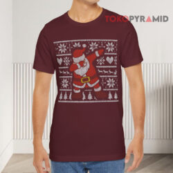 Dabbing Santa Ugly Christmas T shirt