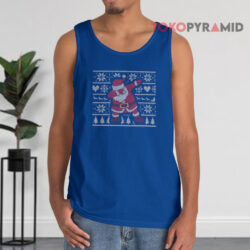 Dabbing Santa Ugly Christmas Tank Top