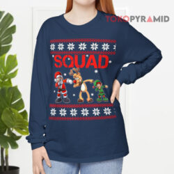 Dabbing Squad Ugly Christmas Sweatshirt 4 Dabbing Squad Ugly Christmas Long sleeved