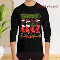 Dachshund In Socks Christmas Long sleeved