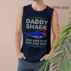 Daddy Shark Christmas Hat Sweatshirt 2 Daddy Shark Christmas Hat Tank Top