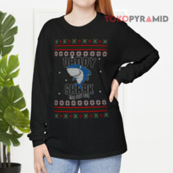 Daddy Shark Ugly Christmas Sweatshirt 3 Daddy Shark Ugly Christmas Long sleeved