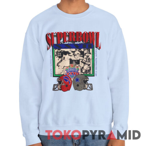 Dallas Cowboys Buffalo Bills 1993 Super Bowl XXVII Champions Pasadena Sweatshirt