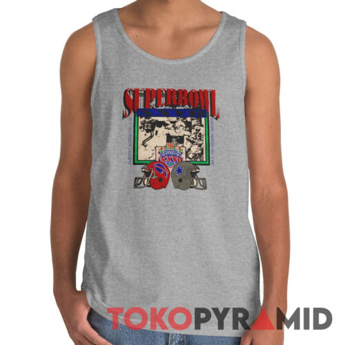 Dallas Cowboys Buffalo Bills 1993 Super Bowl XXVII Champions Pasadena Tank Top