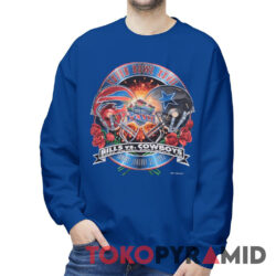 Dallas Cowboys Buffalo Bills 1993 Super Bowl XXVII Rose Bowl Pasadena Sweatshirt