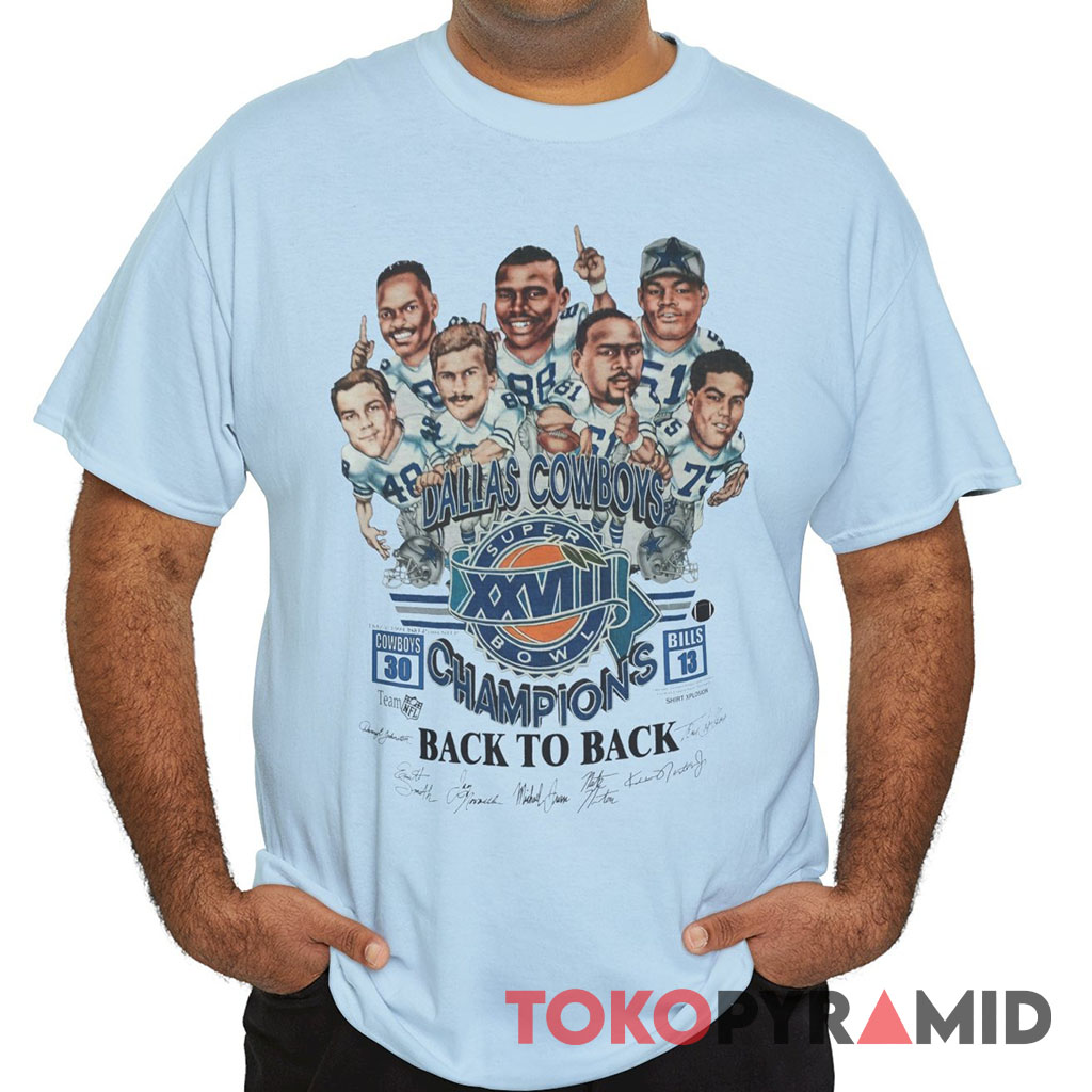 Dallas Cowboys Emmitt Smith Super Bowl XXVIII Champions 1994 Shirt Dallas Cowboys Emmitt Smith Super Bowl XXVIII Champions 1994 Shirt