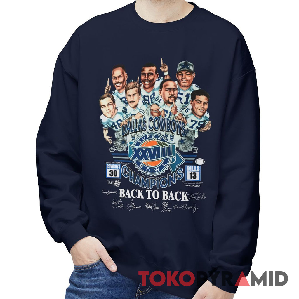 Dallas Cowboys Emmitt Smith Super Bowl XXVIII Champions 1994 Sweatshirt Dallas Cowboys Emmitt Smith Super Bowl XXVIII Champions 1994 Sweatshirt