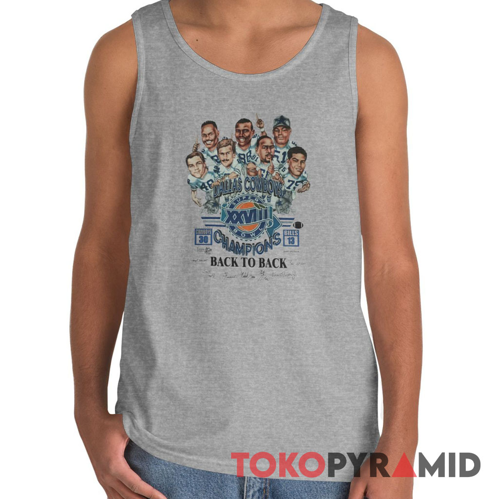 Dallas Cowboys Emmitt Smith Super Bowl XXVIII Champions 1994 Tank Top Dallas Cowboys Emmitt Smith Super Bowl XXVIII Champions 1994 Tank Top