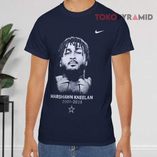 Dallas Cowboys Marshawn Kneeland 2001 2025 Navy T shirt