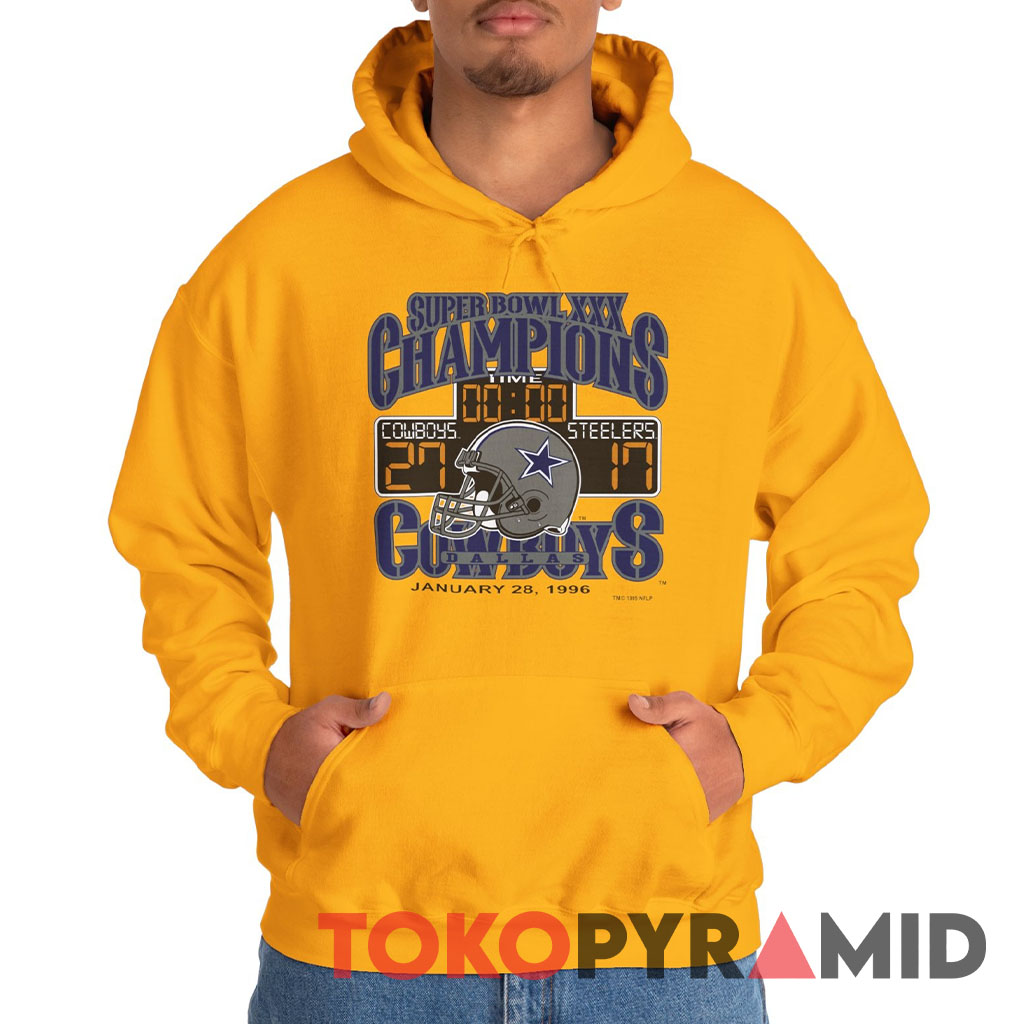Dallas Cowboys Pittsburgh Steelers 1996 Super Bowl XXX Hoodie Dallas Cowboys Pittsburgh Steelers 1996 Super Bowl XXX Hoodie