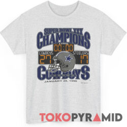 Dallas Cowboys Pittsburgh Steelers 1996 Super Bowl XXX T Shirt