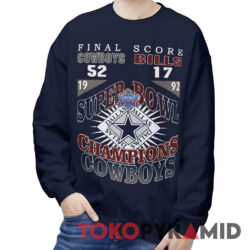Dallas Cowboys Vs Buffalo Bills Super Bowl XXVII 1992 Sweatshirt