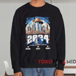 Dallas Mavericks Western Conference Champions 3 Times 2006 2011 2024 Shirt Black Sweatshirt