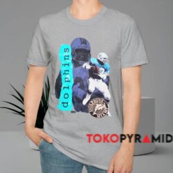 Dan Marino Miami Dolphins Nfl Shirt Grey T shirt