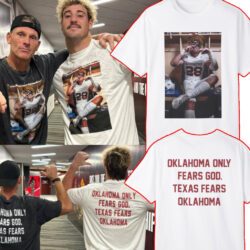 Danny Stutsman Texas Fears Oklahoma T shirt