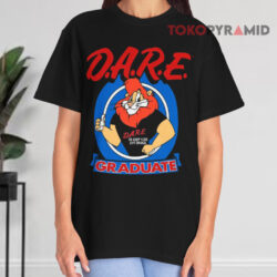 Dare Graduate Lion To Keep Kids Off Drugs Black T shirt