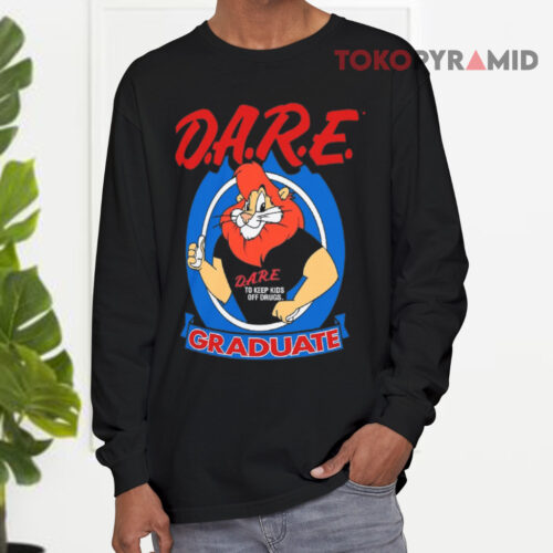 Dare Graduate Lion To Keep Kids Off Drugs Long sleeved
