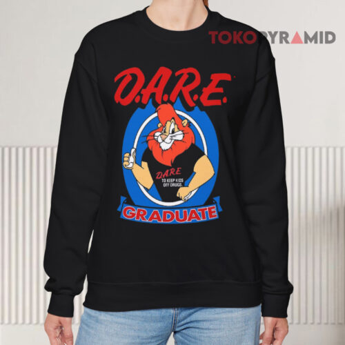 Dare Graduate Lion To Keep Kids Off Drugs Sweatshirt