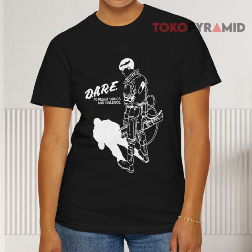 Dare X Akira To Resist Drugs And Violence Black T shirt