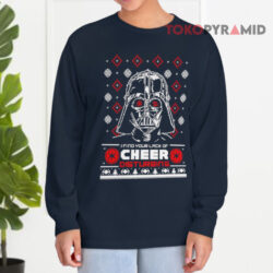 Darth Vader I Find Your Lack Of Cheer Disturbing Ugly Christmas Sweatshirt 4 Darth Vader I Find Your Lack Of Cheer Disturbing Ugly Christmas Long sleeved